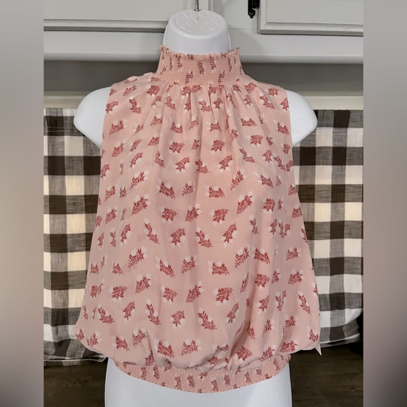 NWT Frame size M Smocked sleeveless top - Picture 1 of 5